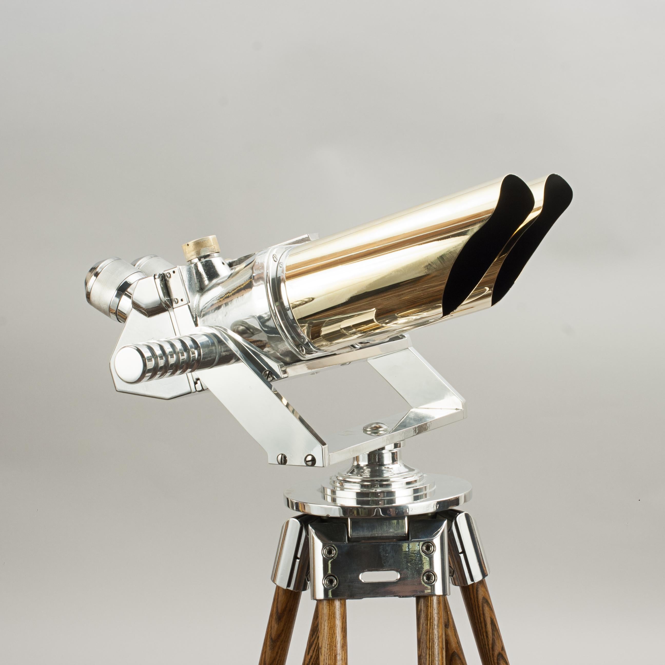 WWII Josef Schneider Flakglass Observation Binoculars 8