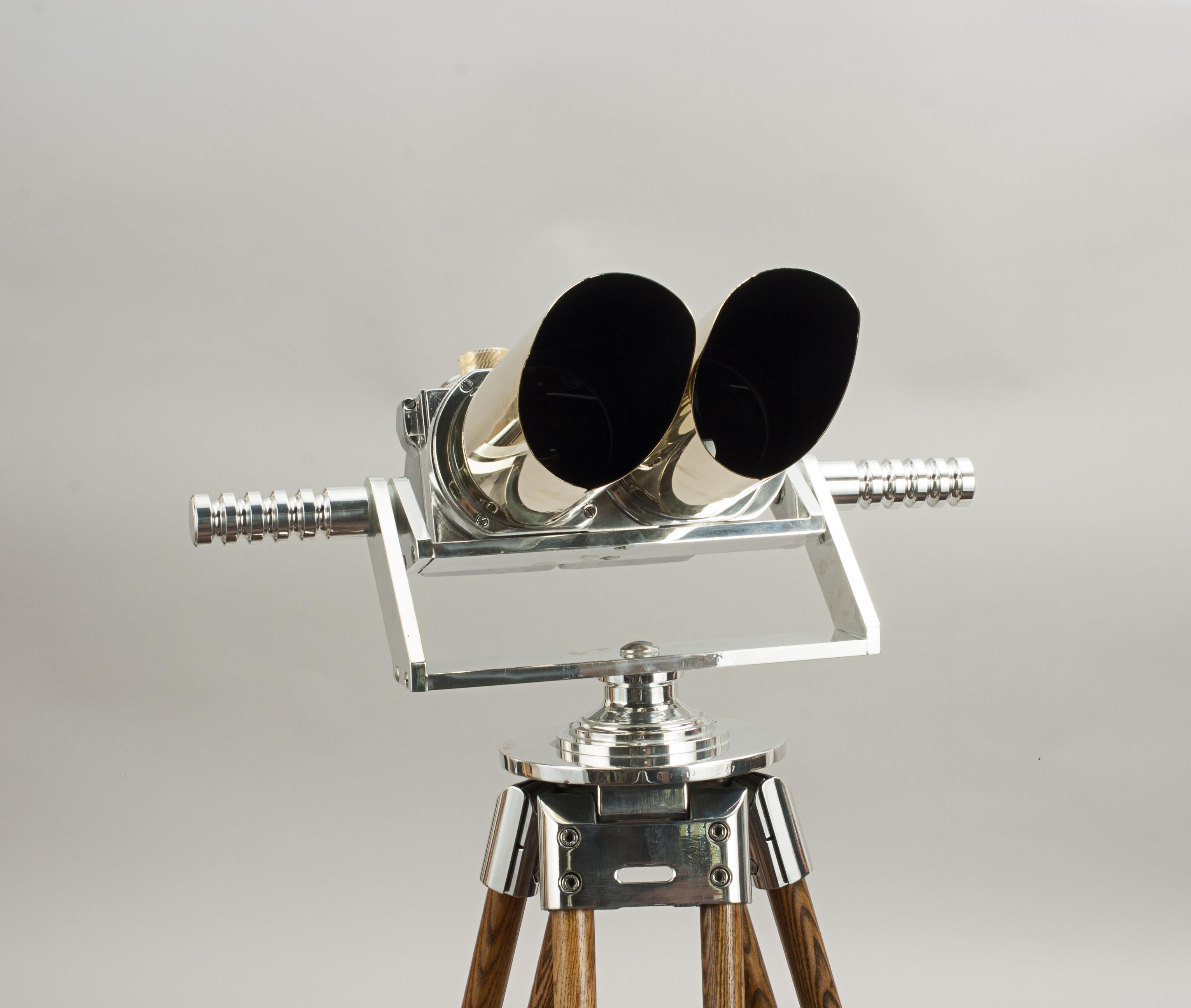 WWII Josef Schneider Flakglass Observation Binoculars 2