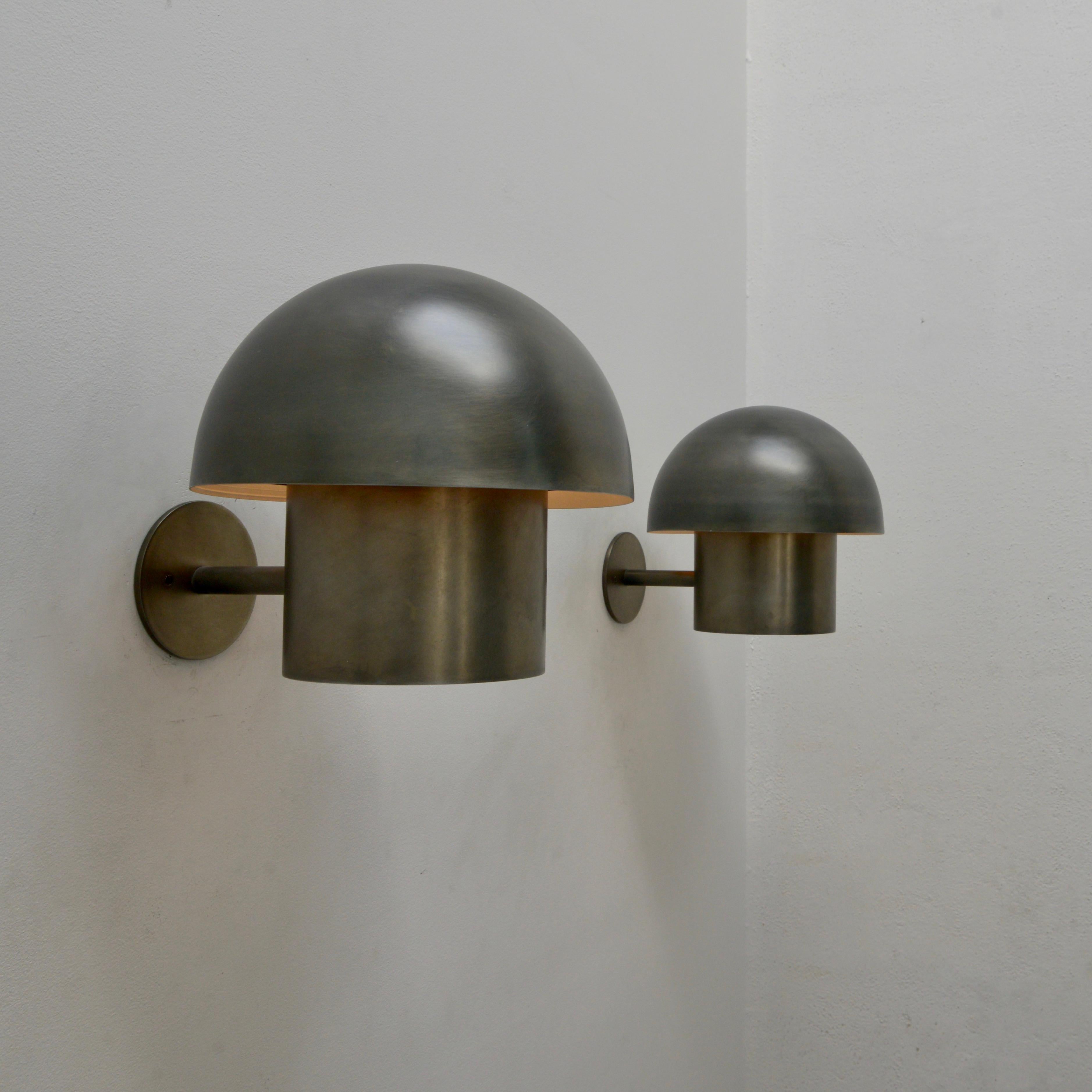 Zinc Outdoor Sconces '21st Century' In New Condition For Sale In Los Angeles, CA