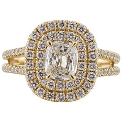 100-01278 GIA Certified A. Jaffe Diamond Ring