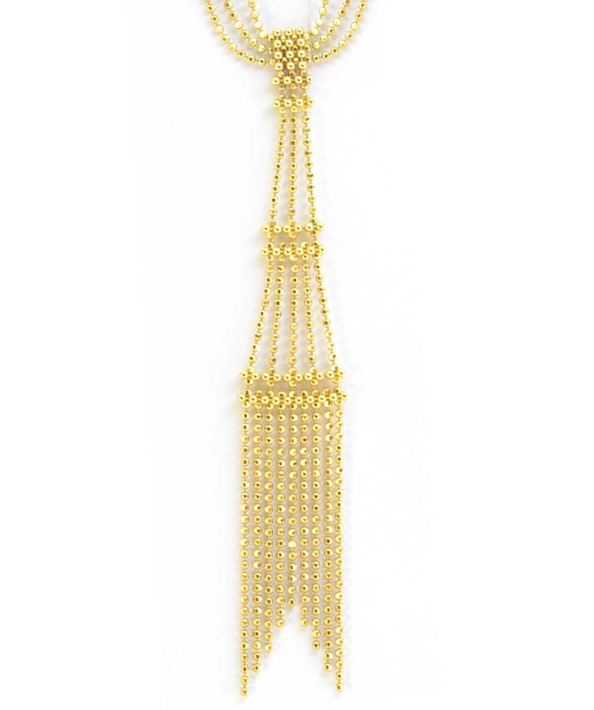 100% Authentic Tiffany & Co Solid 18K Yellow Gold Tassel Necklace 13.2g
Excellent condition! This 100% authentic tiffany & Co tassel necklace features 3 strands of beaded style chain that has a tassel at the bottom consisting of multiple strands of