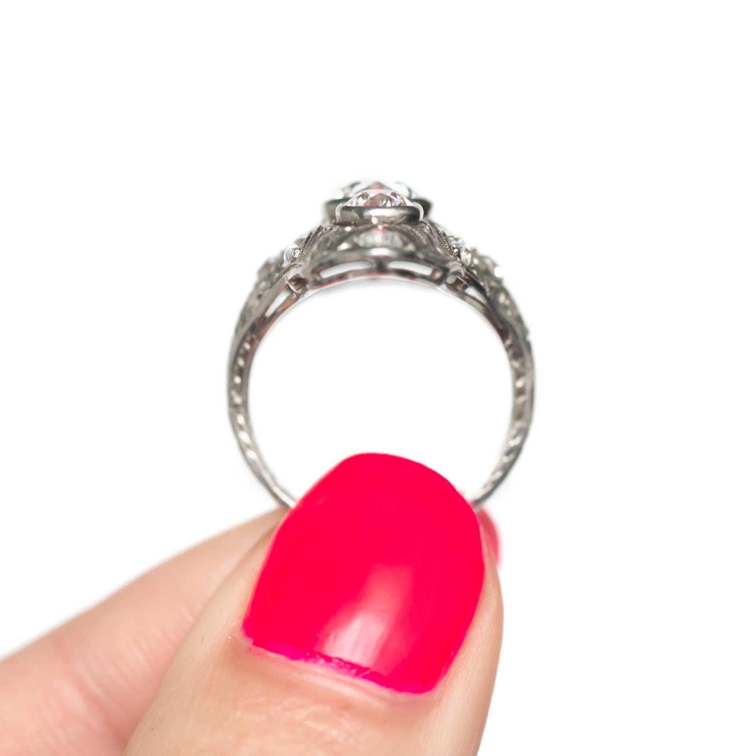 RIng de fiançailles en diamants de 1,00 carat Unisexe en vente