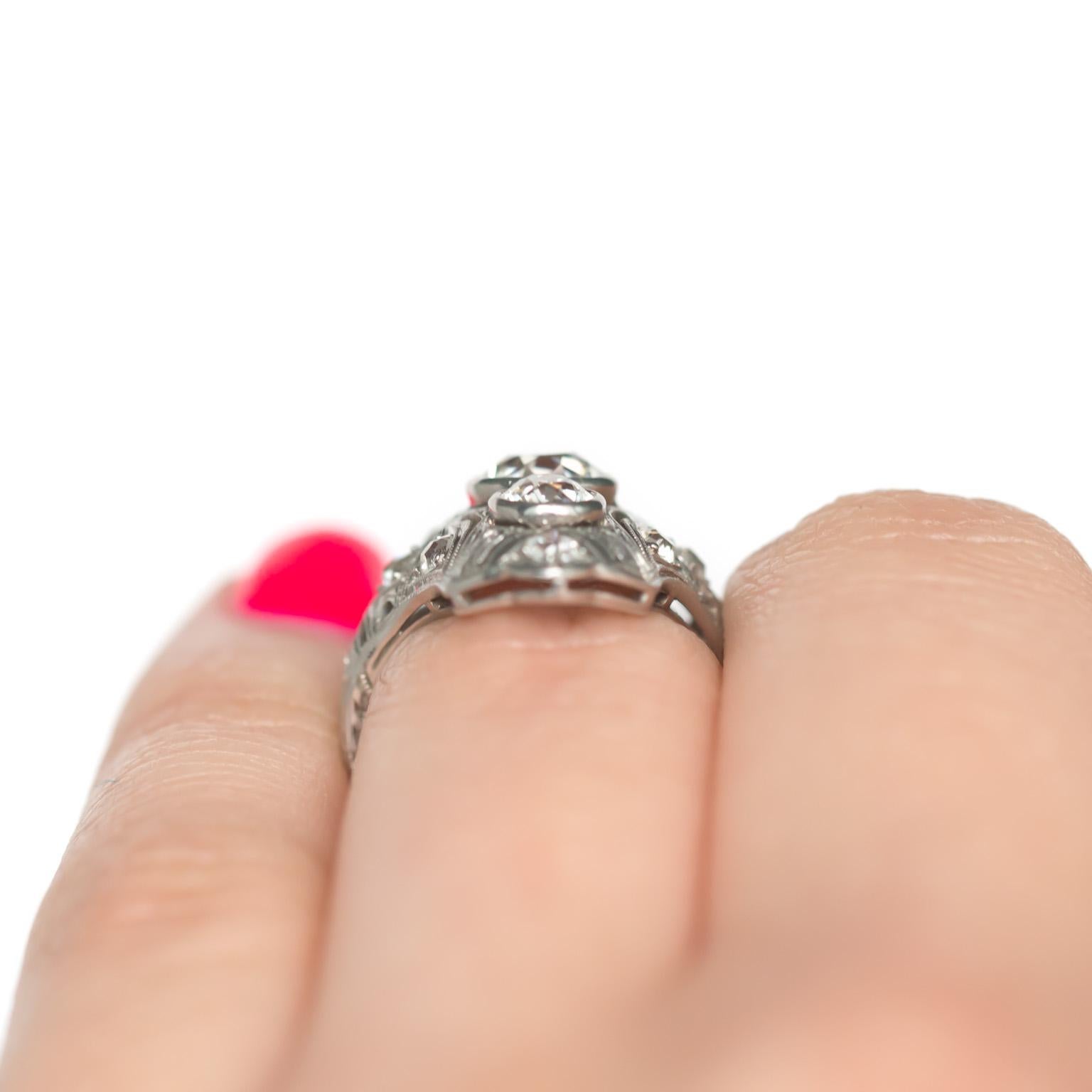 RIng de fiançailles en diamants de 1,00 carat en vente 3