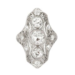 anillo de compromiso de diamantes de 1,00 quilates