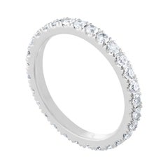 1,00 Karat Diamant Ewigkeitsring aus Platin
