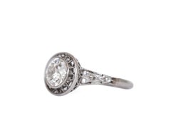 1.00 Carat Diamond Platinum Engagement Ring