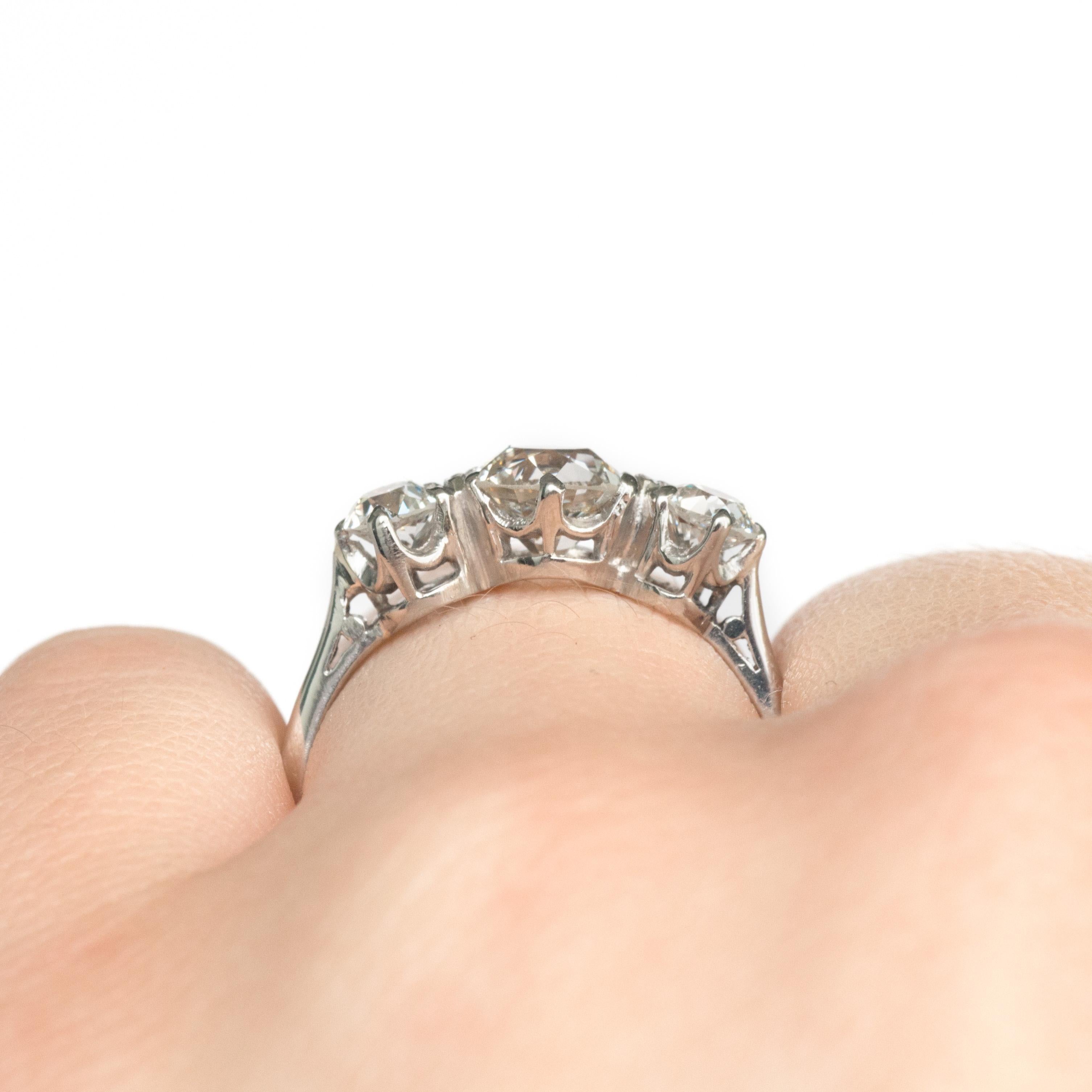 1.00 Carat Diamond Platinum Engagement Ring 3