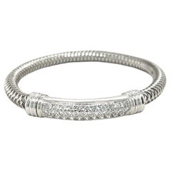 1.00 Carat Diamond Roberto Coin Bracelet in 18 Karat Gold