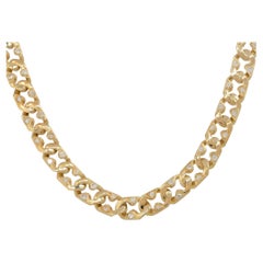 diamond necklace for women 1.00 Carat Diamond Set Curb Link Women
s Necklace 14 Karat in Stock