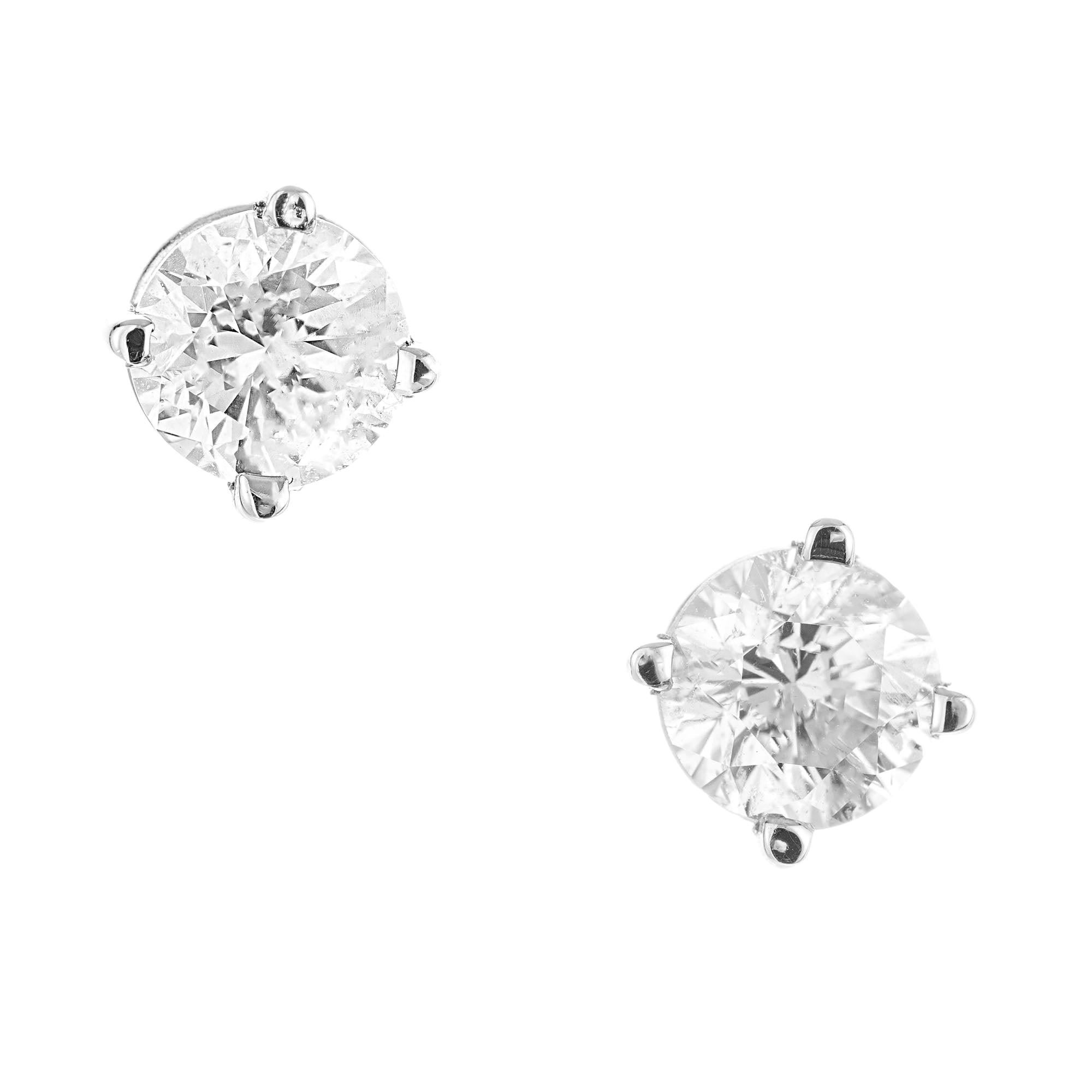 1.00 Carat Diamond Stud Earrings