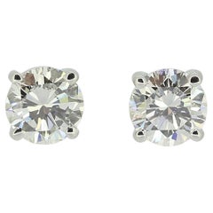 1.00 Carat Diamond Stud Earrings