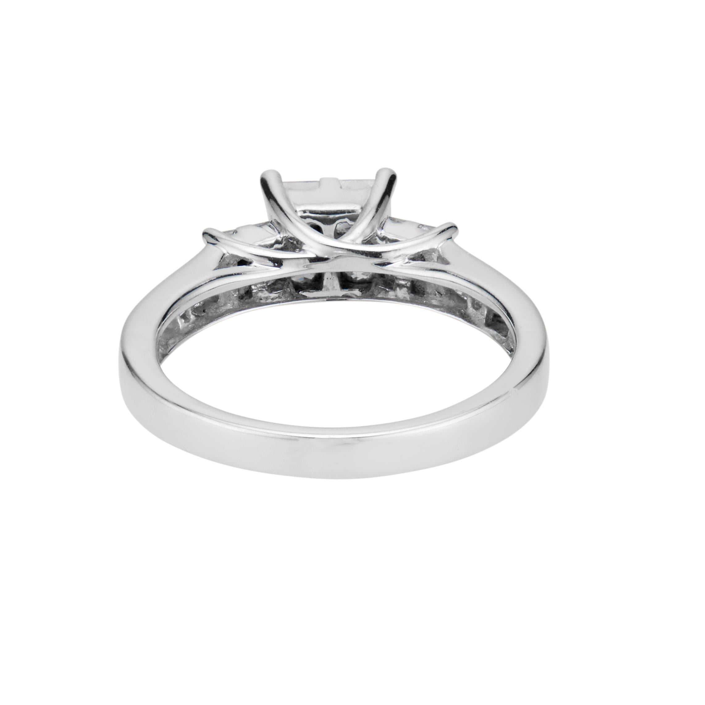 1,00 Karat Diamant-Verlobungsring aus Weißgold  im Zustand „Hervorragend“ in Stamford, CT