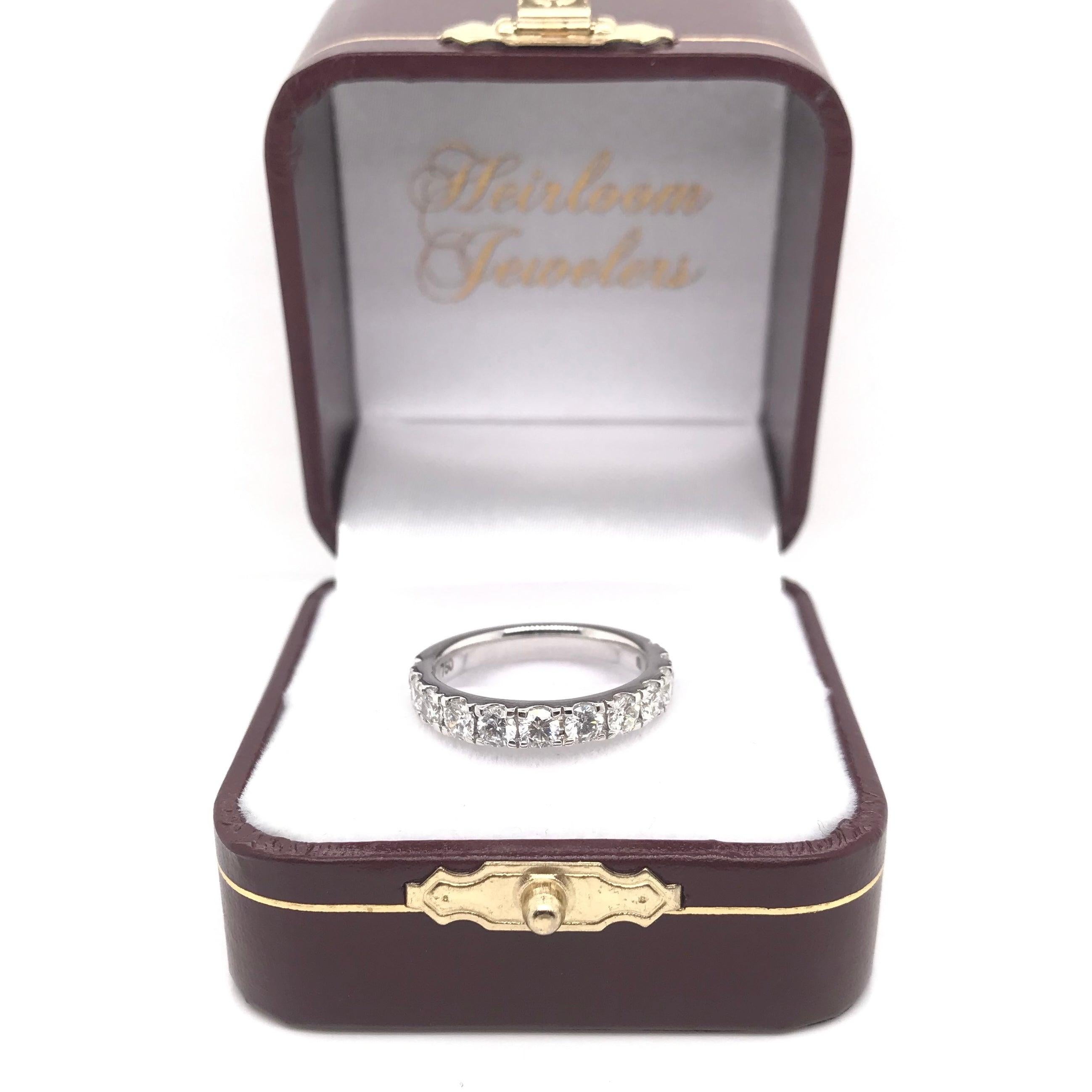 1.00 Carat DTW Diamond Band For Sale 5