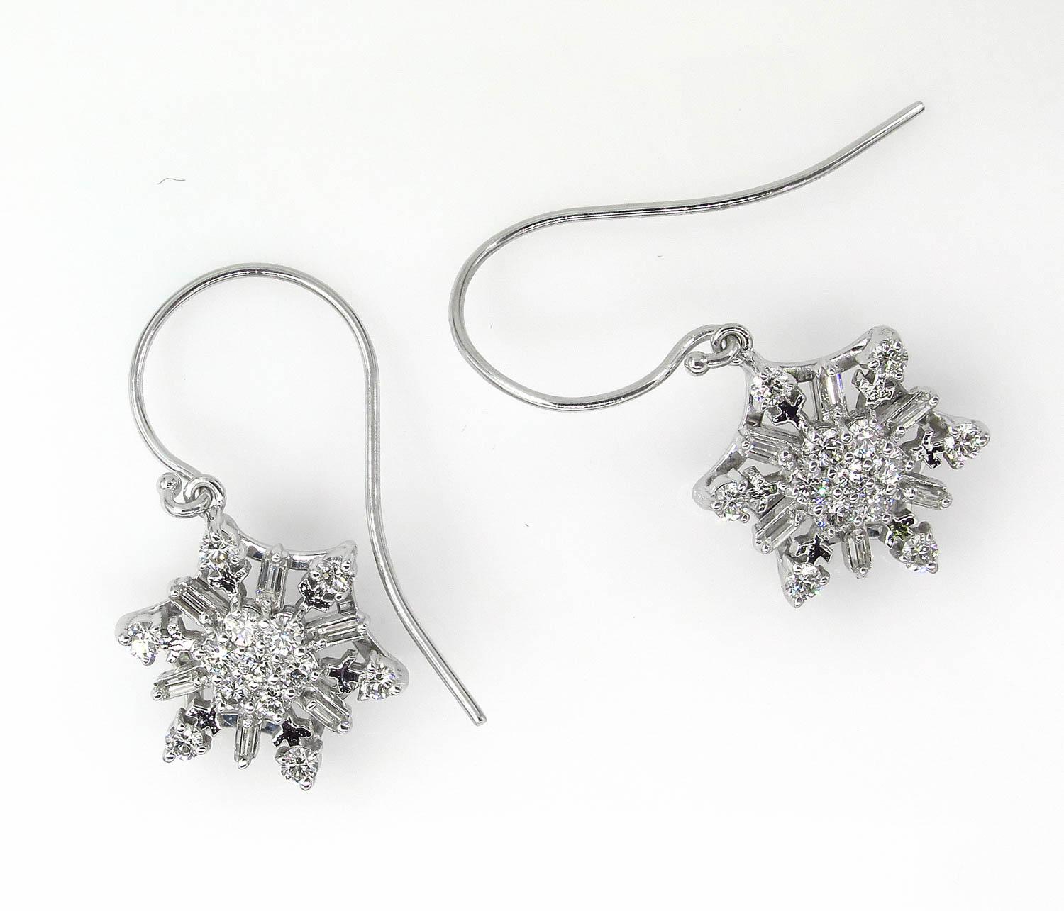 brighton snowflake earrings