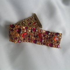 100+ Carat Fancy Gemstone Bracelet