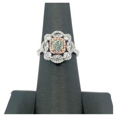 2.12 Carat White Diamond White Gold Bridal Ring