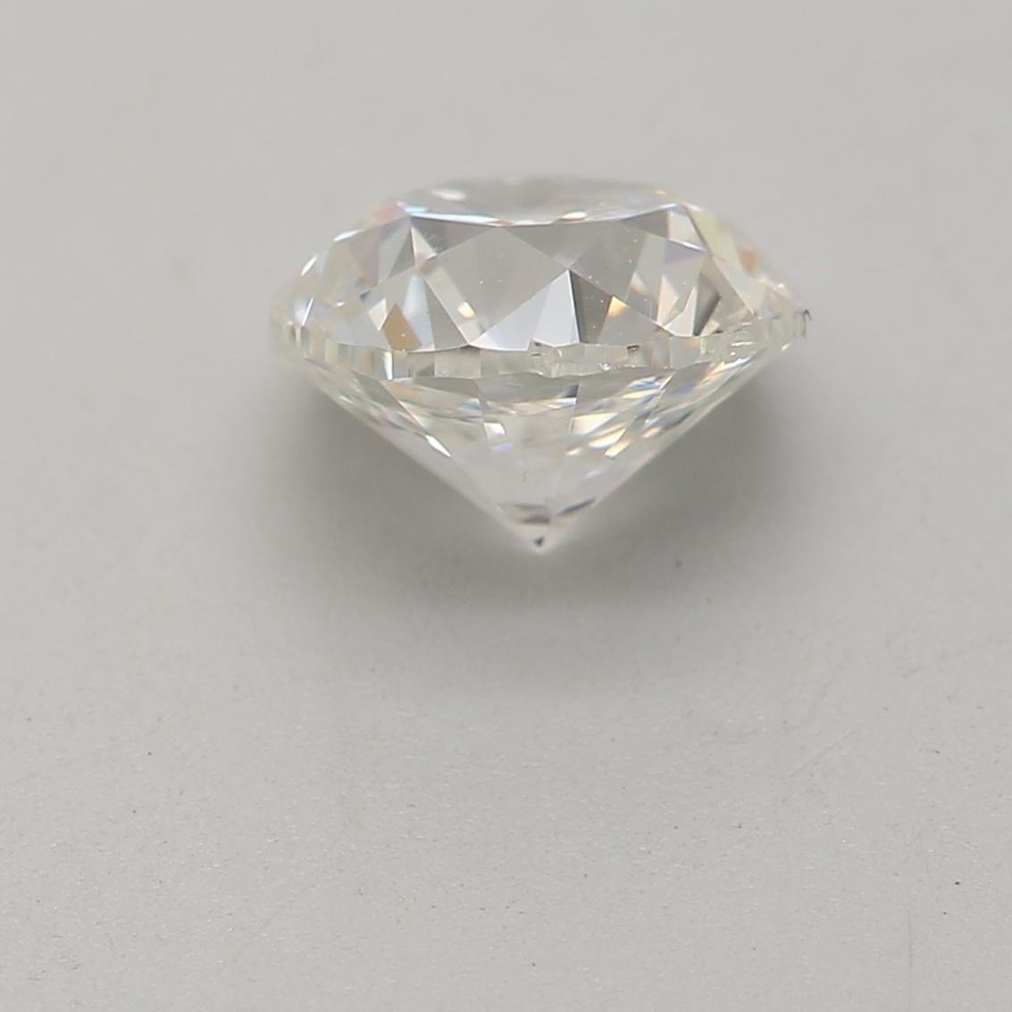 Women's or Men's 1.00 Carat Round Cut Diamond VS2 Clarity GIA Certified For Sale