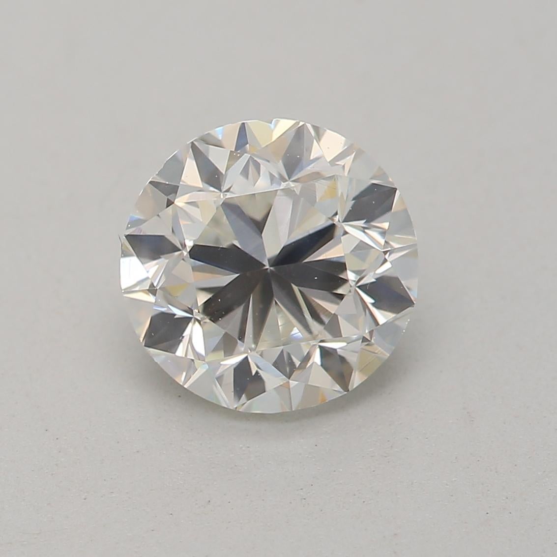 1.00 Carat Round Cut Diamond VS2 Clarity GIA Certified For Sale 2