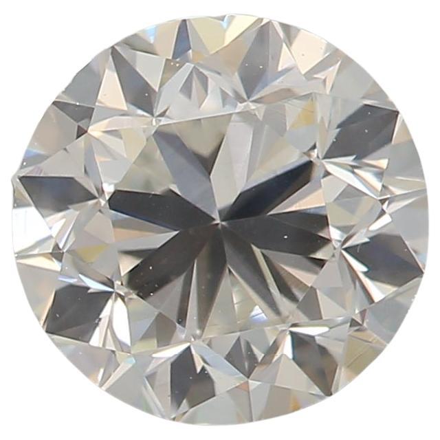 1.00 Carat Round Cut Diamond VS2 Clarity GIA Certified For Sale