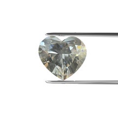 1.00 Quilate Diamante Corazón Brillante Certificado Gia Color SI1 Claridad