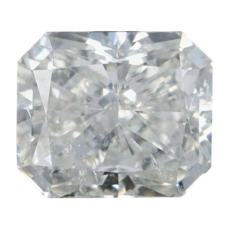 1.00 Carat Loose Diamond, Radiant Cut GIA Graded I1 J Solitaire