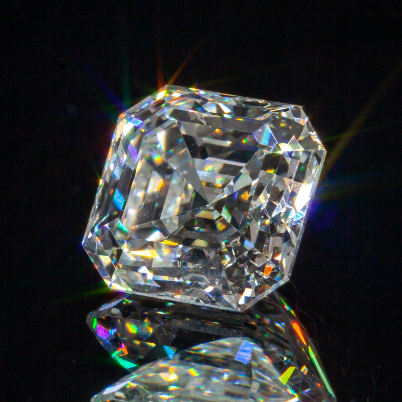 Moderne Diamant taille Asscher de 1,00 carat non serti G / VS1 certifié GIA en vente