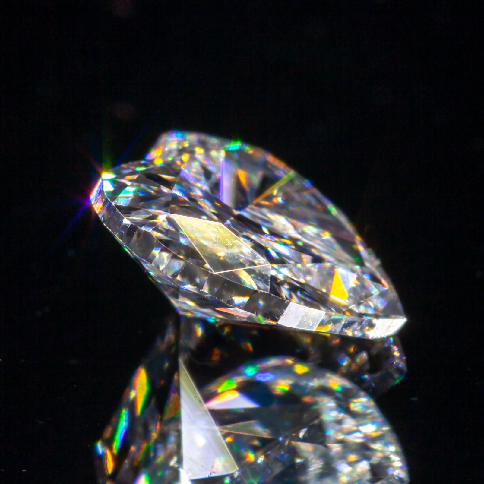 Taille cœur Diamant en forme de cœur de 1,00 carat non serti G / VS2 certifié GIA en vente