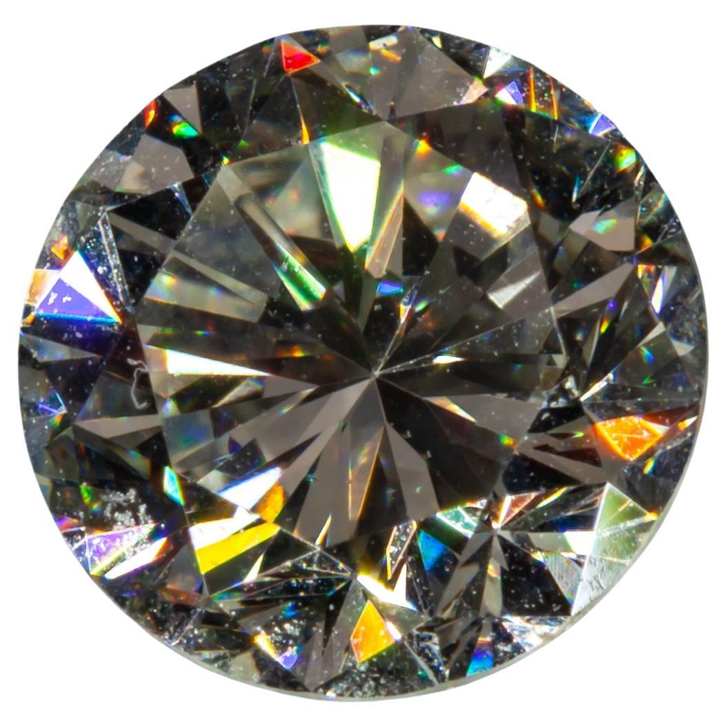 Diamant taille ronde brillant de 1,00 carat non serti J/ VS1 certifié GIA