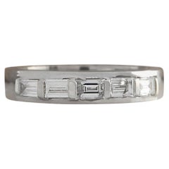 Bague en or blanc 18 carats avec diamants naturels de 1,00 carat