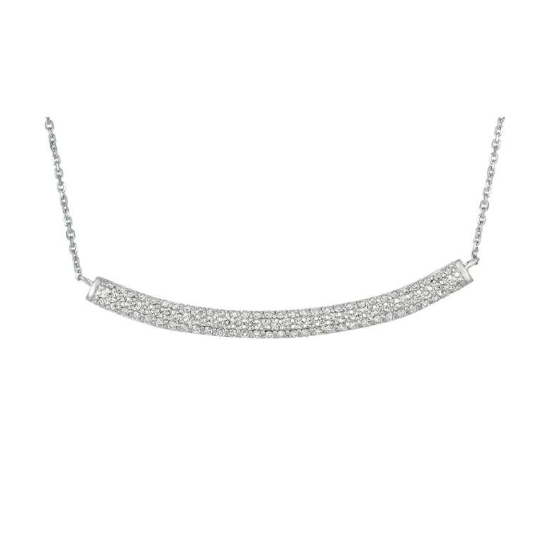 
1.00 Carat Natural Diamond Bar Necklace 14K Yellow Gold G SI 18 inches chain

    Diamants 100 % Naturels, non rehaussés Collier de diamants de taille ronde  
    1.00CT
    G-H 
    SI  
    Or jaune 14K    Style pavé , 3.6 grammes 
    5/16 de