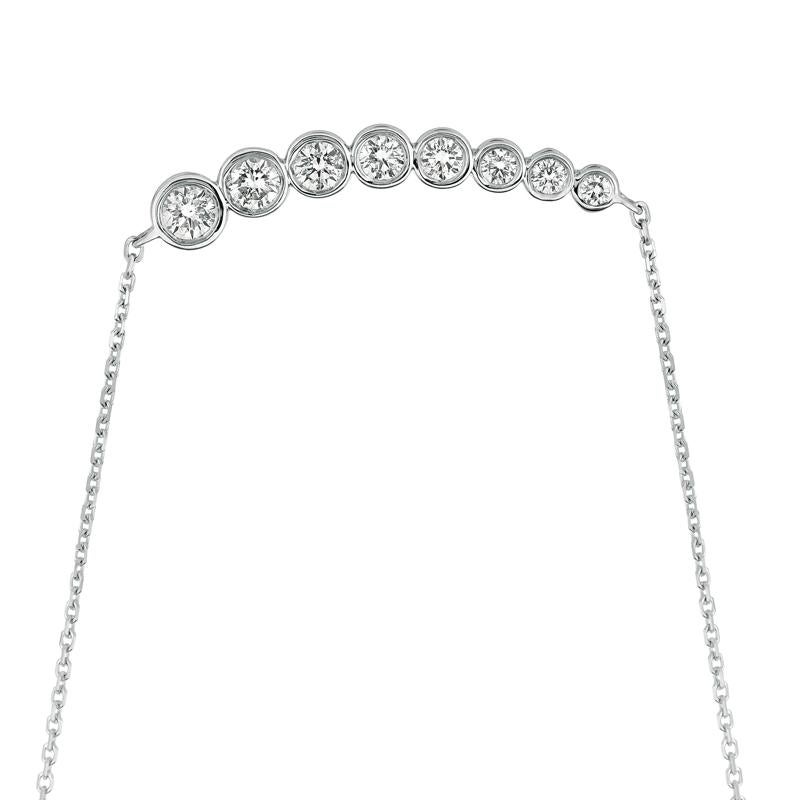 
1.01 Carat Natural Diamond Bezel Necklace 14K White Gold G SI 18 inches chain

    100% Natural Diamonds, Not Enhanced in any way Round Cut Diamond Necklace  
    1.01CT
    G-H 
    SI  
    5/16 inch in height, 1 5/16 inch in width
    14K White