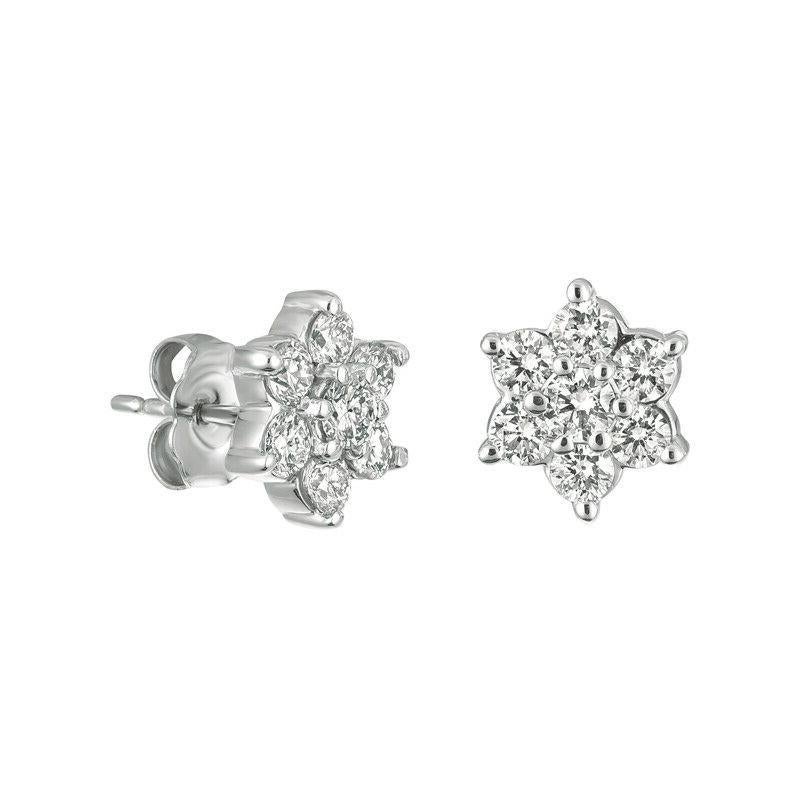
1.01 Carat Natural Diamond Earrings G SI 14K White Gold

    100% Natural, Not Enhanced in any way Round Cut Diamond Earrings
    1.01CT
    G-H 
    SI  
    14K White Gold,  1.9 grams, Prong
    5/16 inch in height, 5/16 inch in width
    2