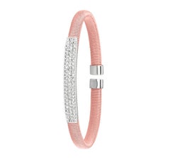 Bracciale Fancy con diamanti naturali da 1,00 carati G-H SI Oro rosa 14 carati