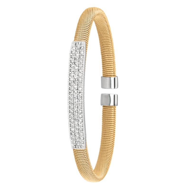 1.00 Carat Natural Diamond Fancy Bangle Bracelet G SI 14K Yellow Gold 7''

diamants 100 % naturels, non rehaussés de quelque manière que ce soit Bracelet en diamants taille ronde
1.00CT
G-H
SI
or jaune 14K, style pavé, 9,30 grammes
7 pouces de