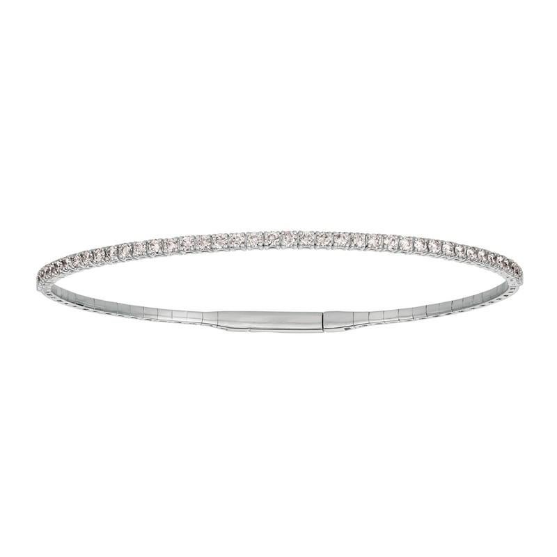 flexible diamond tennis bracelet