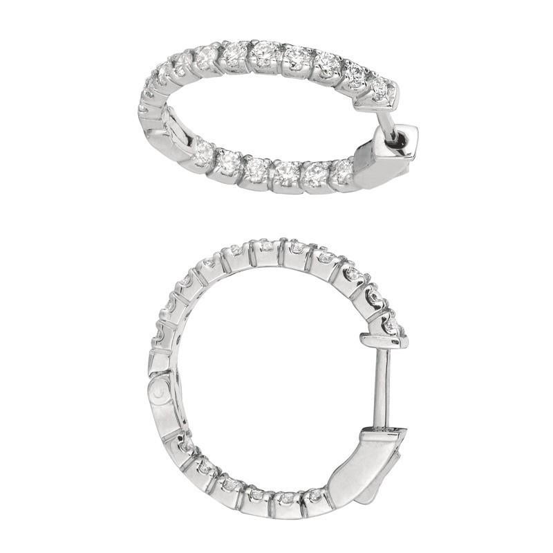 
1.00 Carat Natural Diamond Hoop Earrings G SI 14K White Gold

    100% Natural, Not Enhanced in any way Round Cut Diamond Earrings
    1.00CT
    G-H 
    SI  
    14K White Gold,  3.6 grams, Prong
    3/4 inch in height, 1/10 inch in width
    34