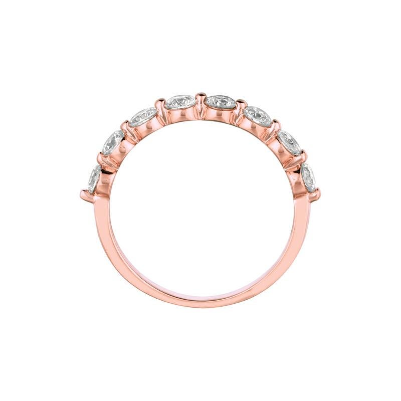 1.00 Carat Natural Diamond Ring G SI 14K Rose Gold 8 stones

100% Natural Diamonds, Not Enhanced in any way Round Cut Diamond Ring
1.00CT
G-H 
SI  
14K Rose Gold  Prong style   2.10 grams
 1/8 inch in width 
Size 7
8 stones 

ALL OUR ITEMS ARE
