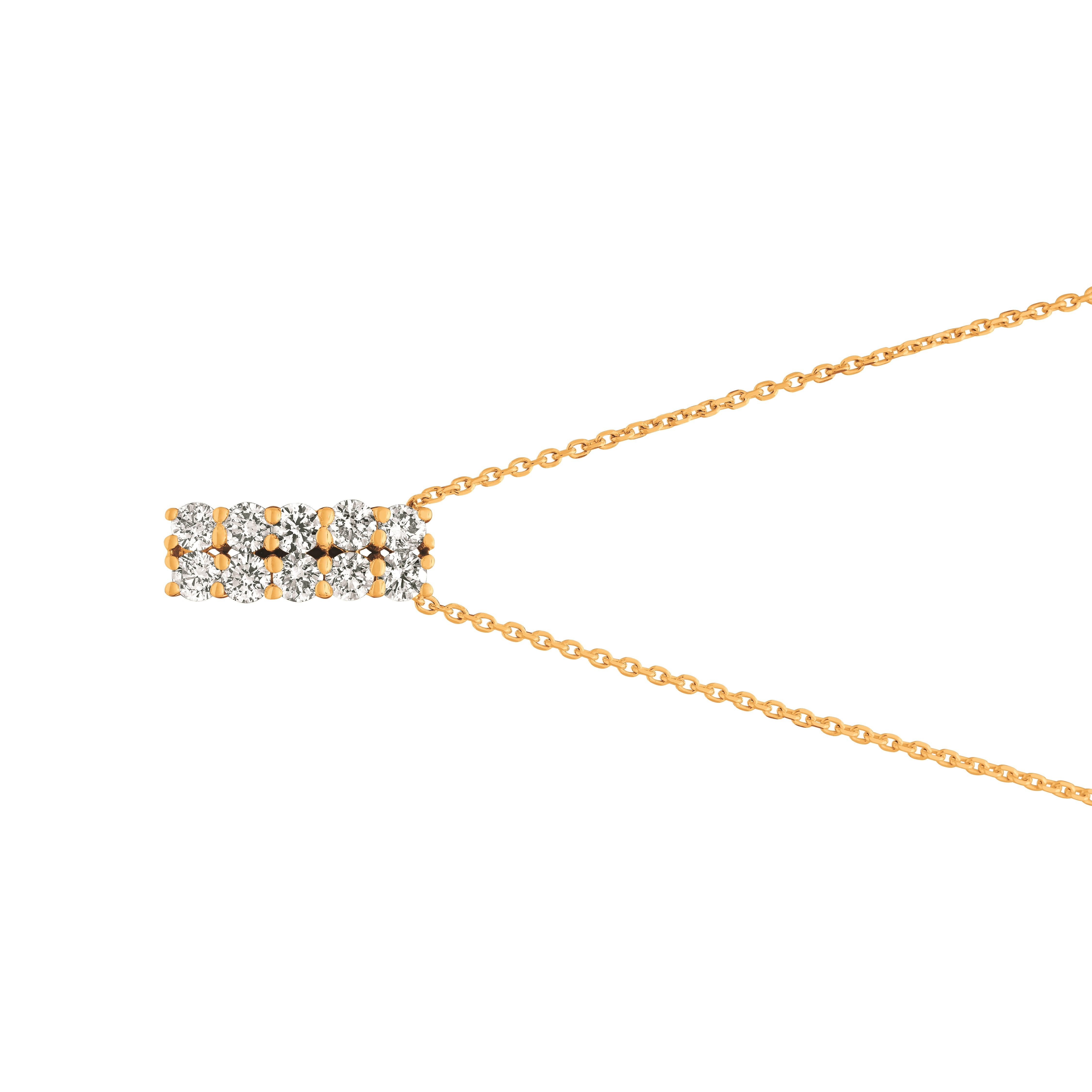 1.01 Carat Natural Diamond 2 Rows Necklace 14K Yellow Gold G SI 18 inches chain

100% Natural Diamonds, Not Enhanced in any way Round Cut Diamond Necklace
1.01CT
G-H
SI
14K Yellow Gold, Prong style , 3.2 grams
5/8 inch in height, 3/16 inch in