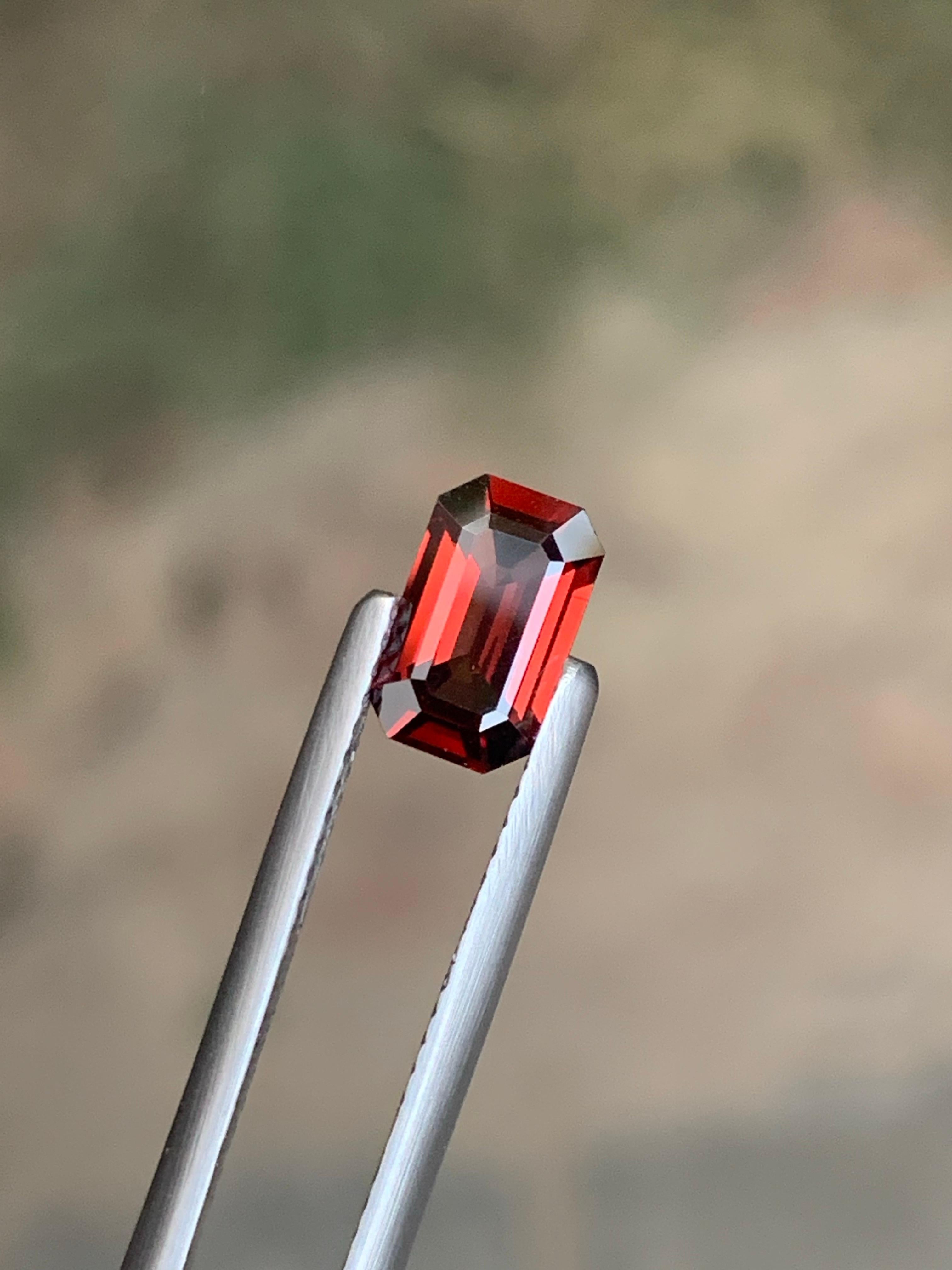 1.00 Carat Natural Loose Hessonite Garnet Gemstone From Afghanistan Mine en venta 4