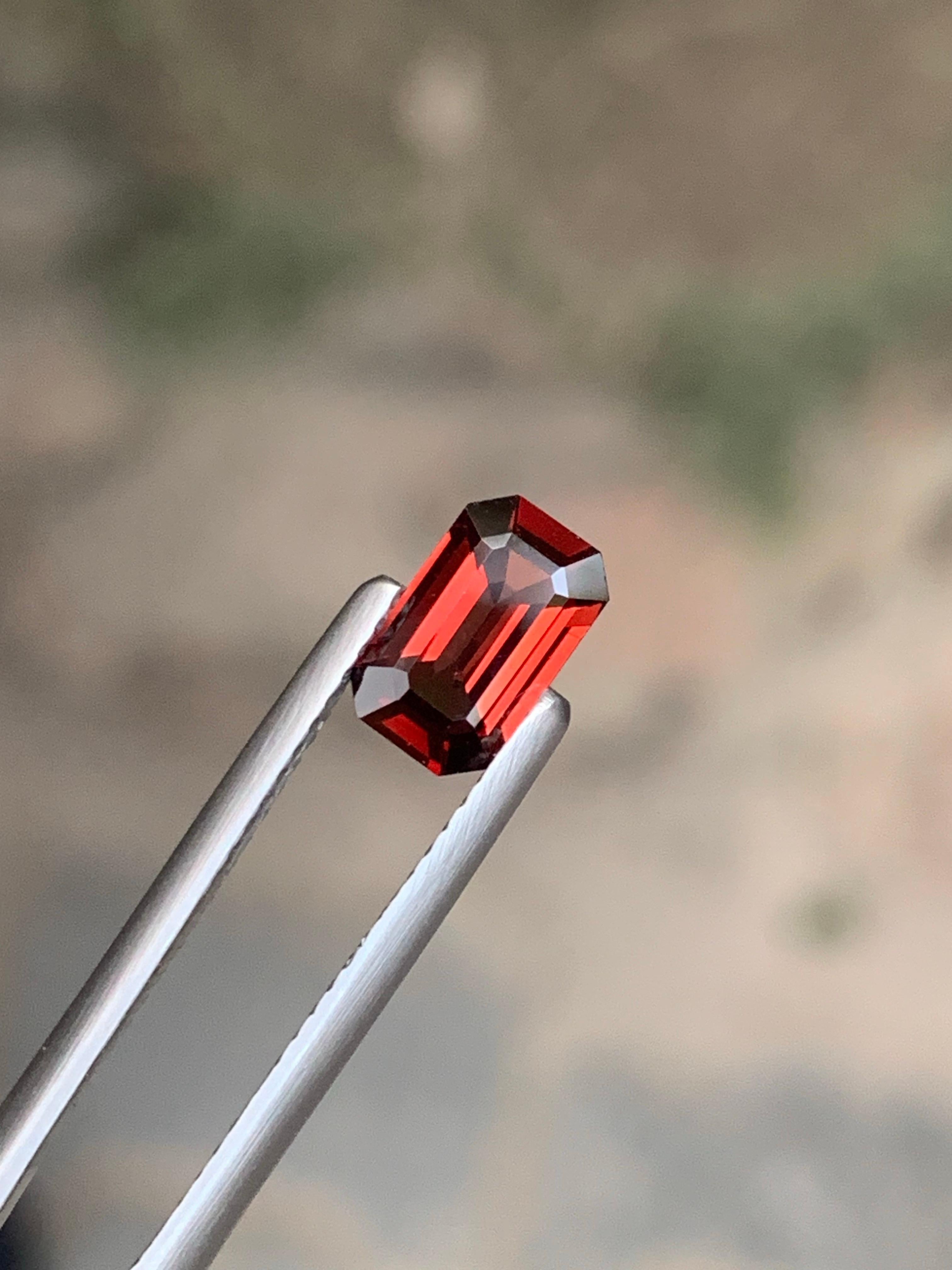 1.00 Carat Natural Loose Hessonite Garnet Gemstone From Afghanistan Mine en venta 6