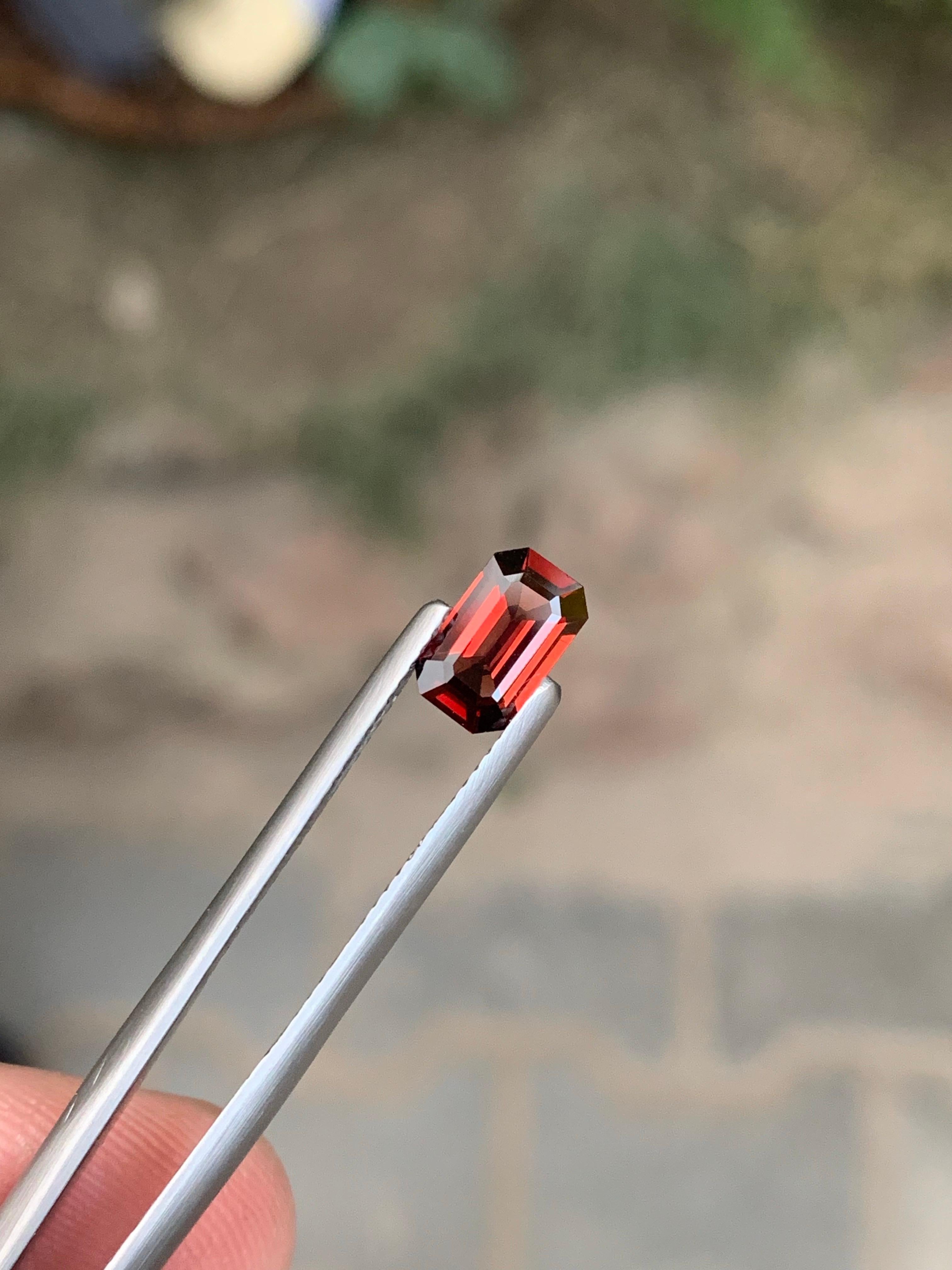 1.00 Carat Natural Loose Hessonite Garnet Gemstone From Afghanistan Mine en venta 7