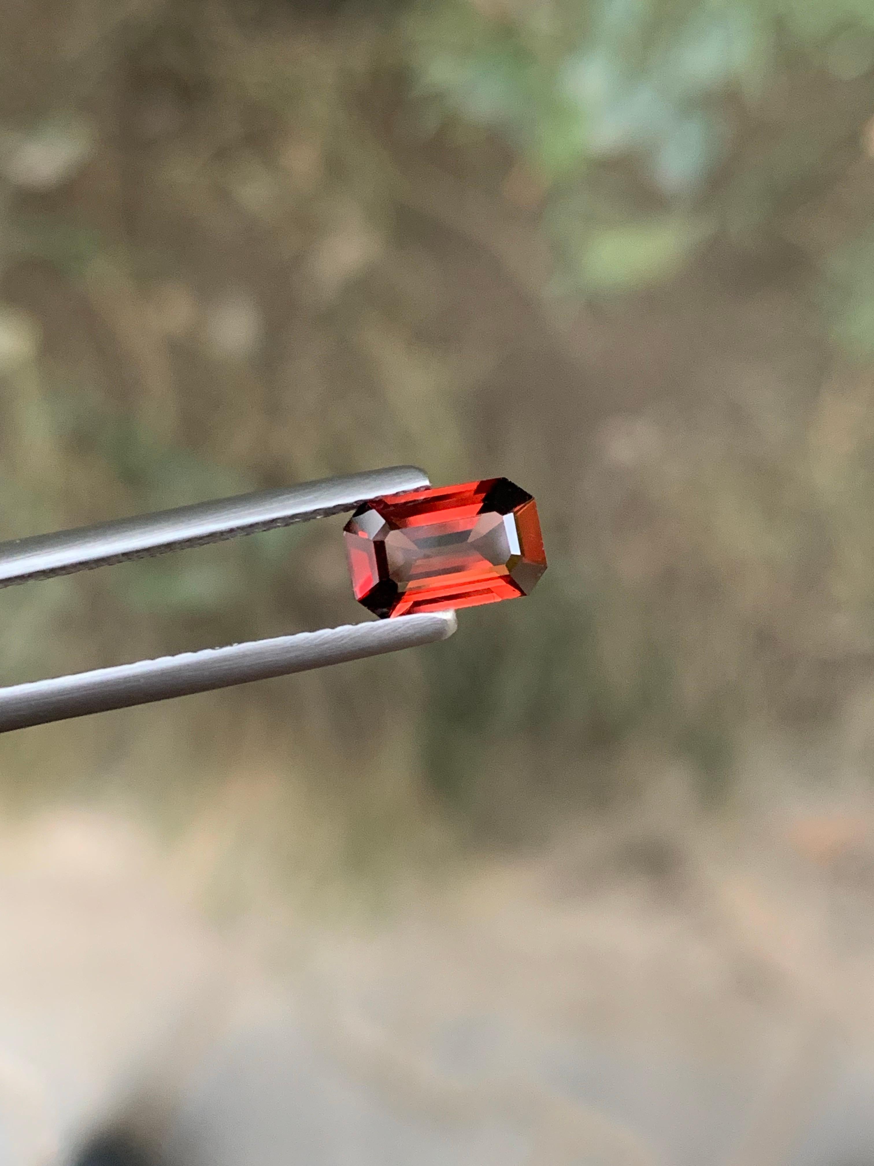 1.00 Carat Natural Loose Hessonite Garnet Gemstone From Afghanistan Mine Artes y manualidades en venta