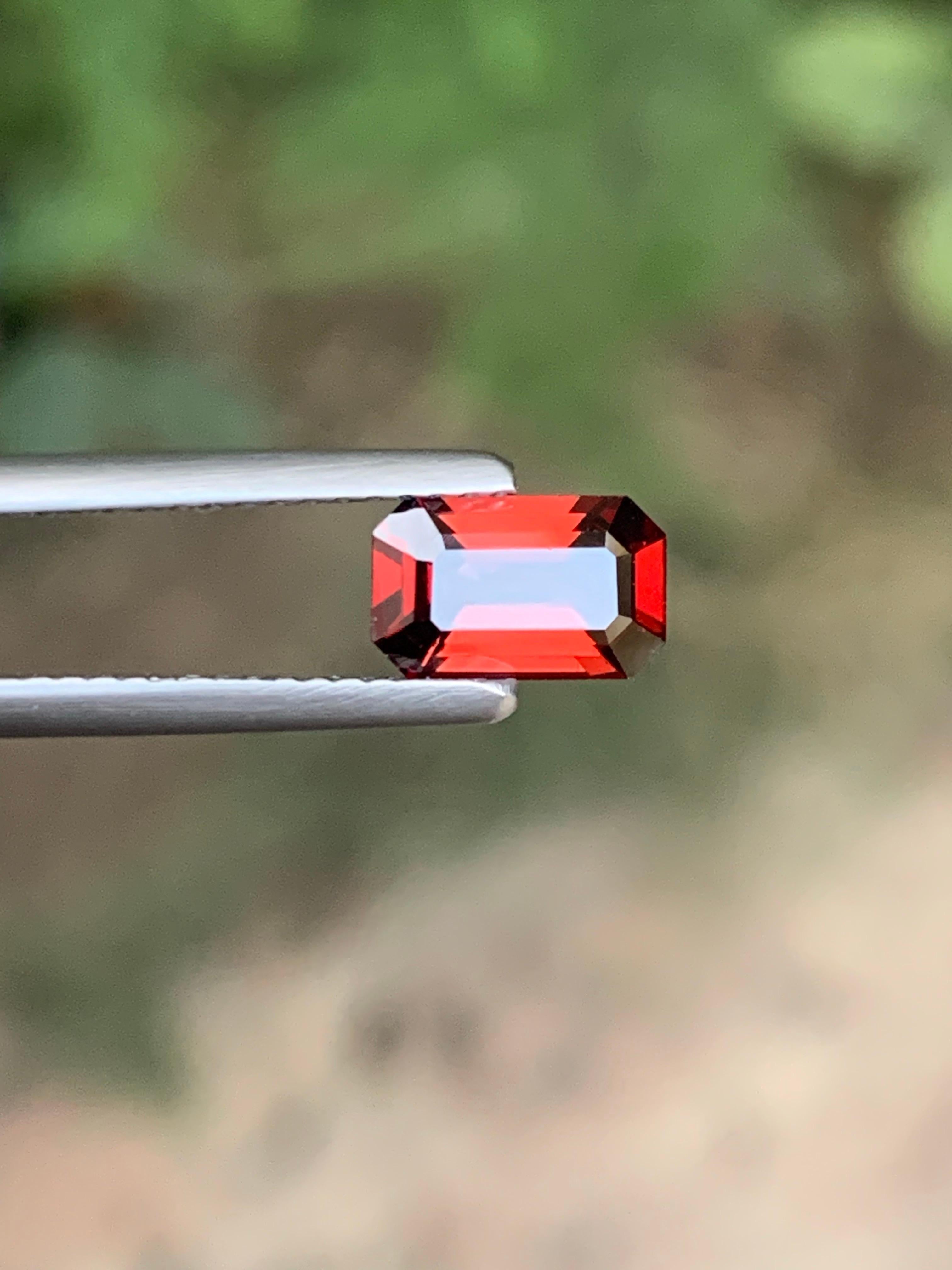 1.00 Carat Natural Loose Hessonite Garnet Gemstone From Afghanistan Mine en Nuevo estado para la venta en Peshawar, PK