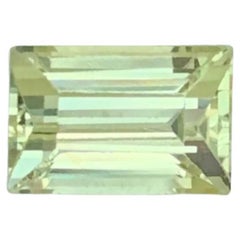 1.00 Carat Natural Loose Yellow Sapphire Baguette Shape Gemstone