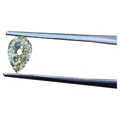 1.00 Carat Pear Brilliant Gia Certified X Color Si1 Clarity Diamond