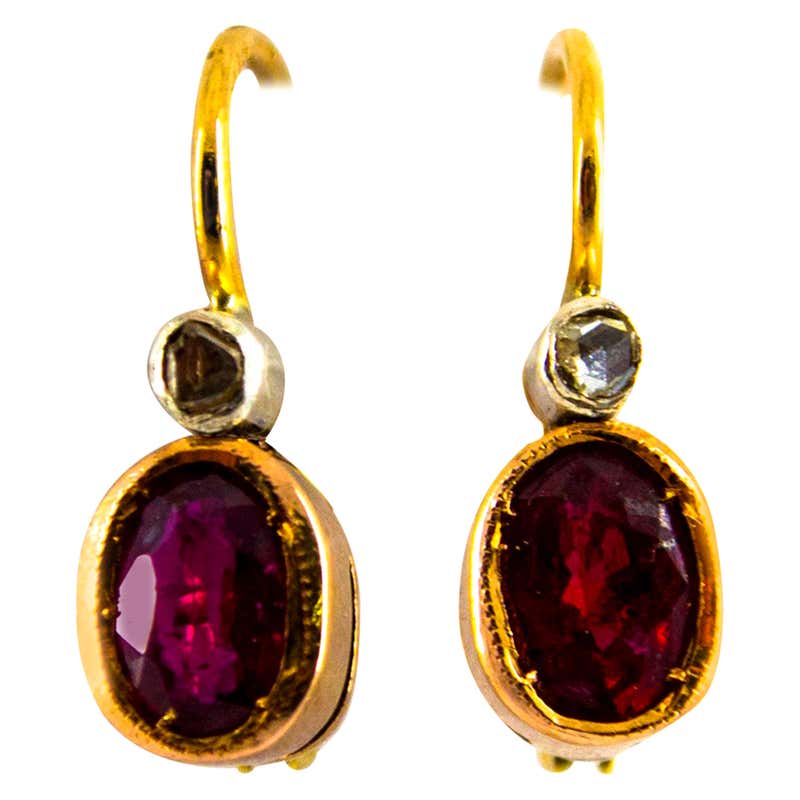 Antique Sapphire Earrings - 3,111 For Sale at 1stdibs - Page 7