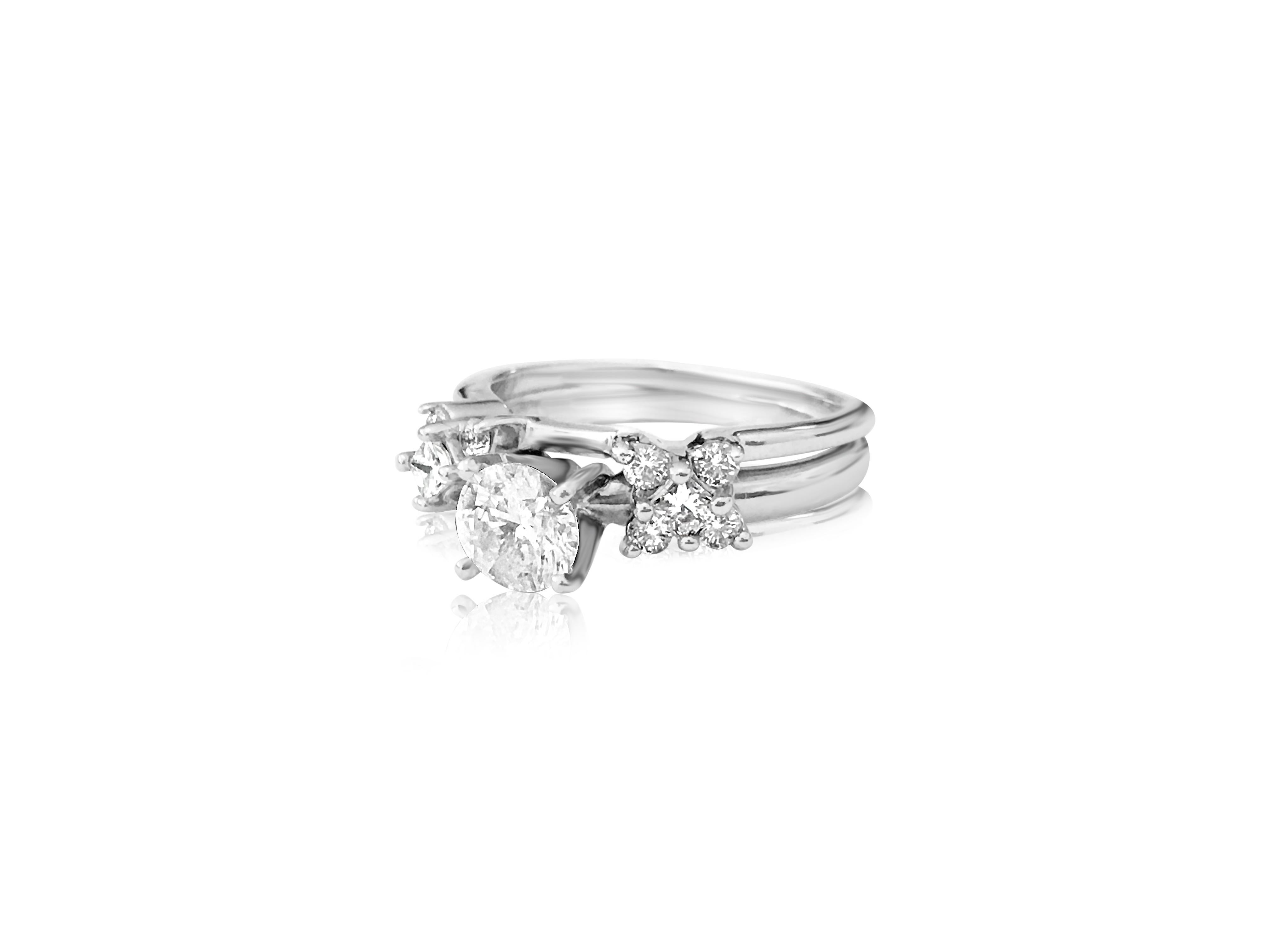 1.00 Carat VS Clarity Diamond Engagement Ring For Sale 1