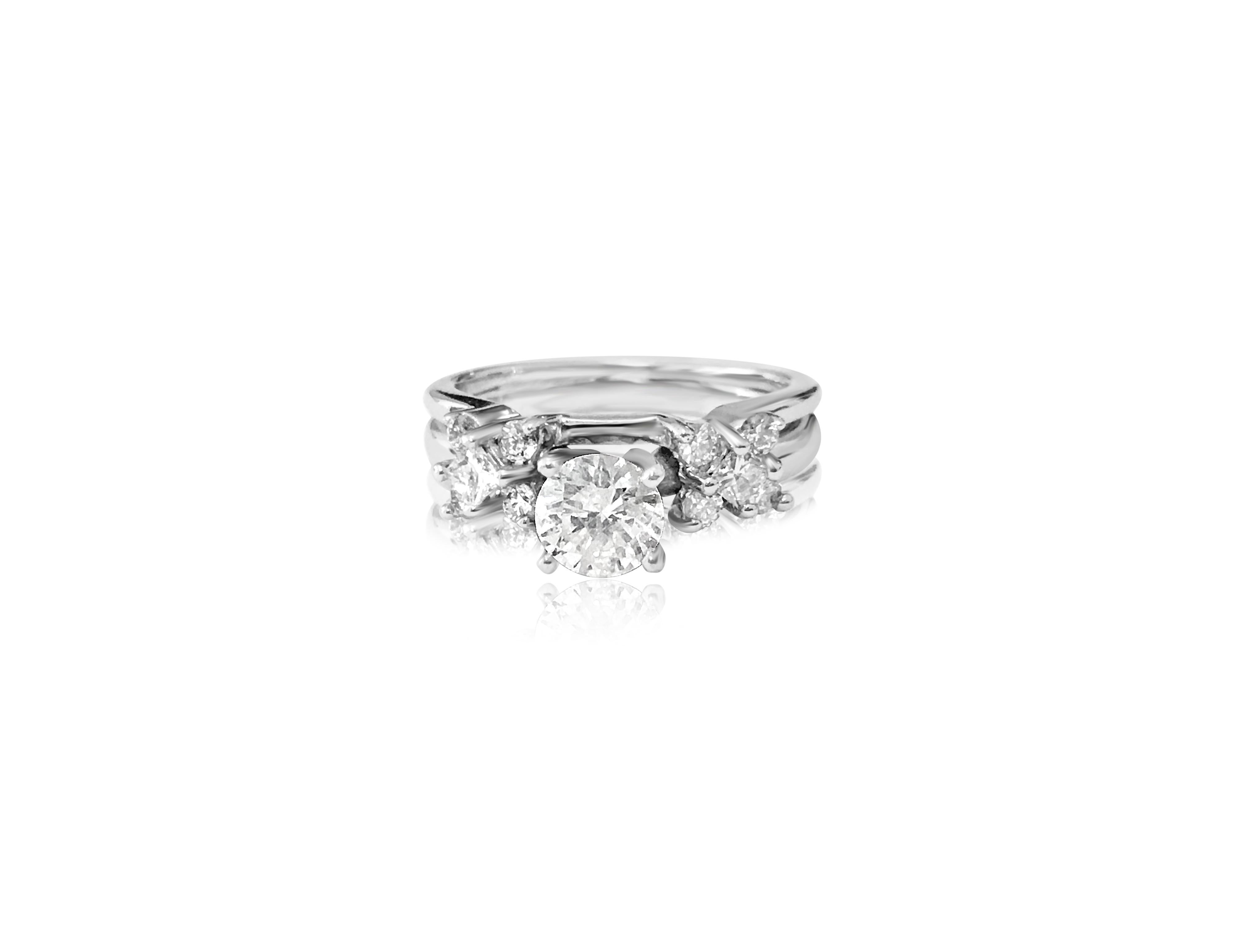 Verlobungsring mit 1,00 Karat VS Klarheit-Diamant