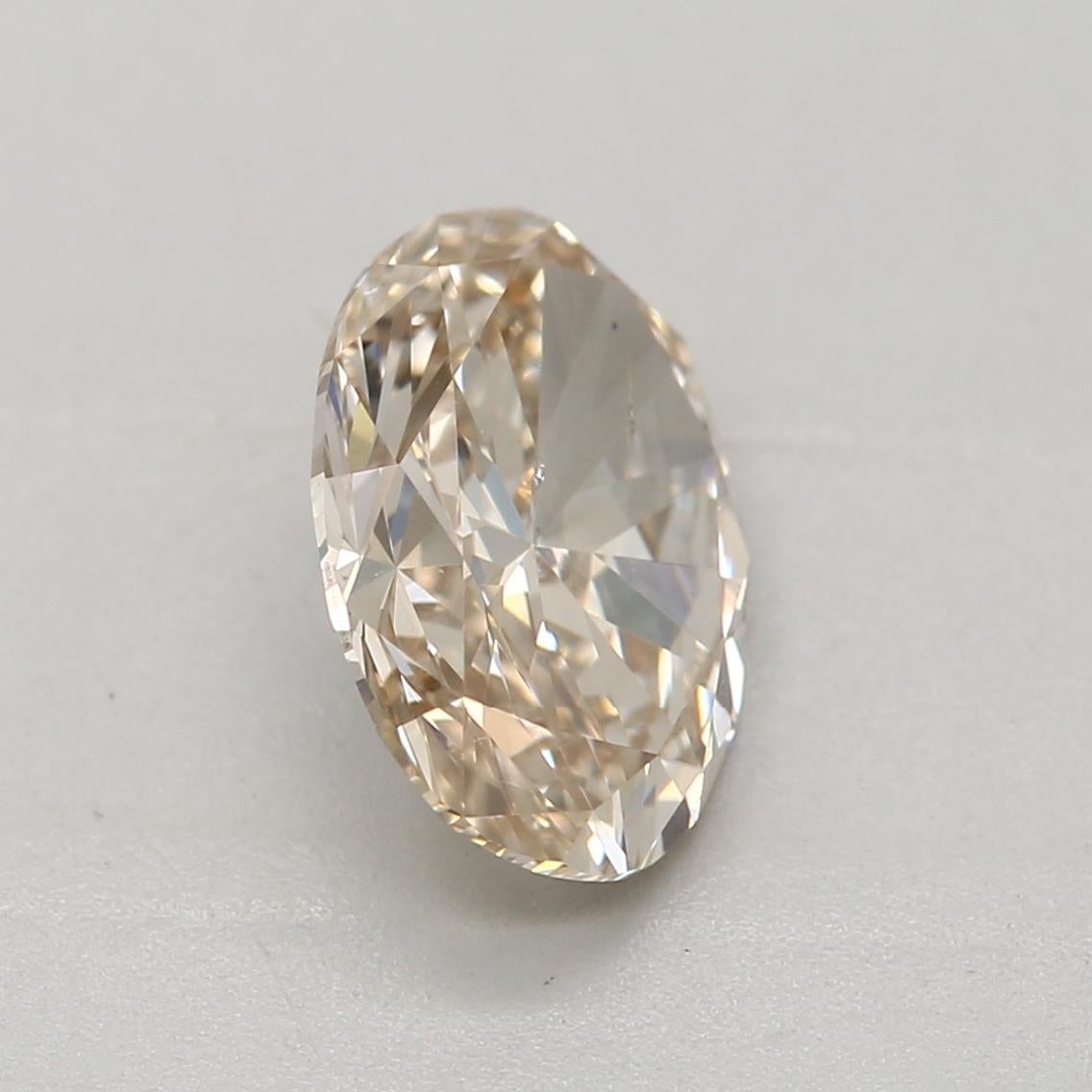 Women's or Men's 1.00 Carat Oval cut diamond SI1 Clarity GIA Certified For Sale