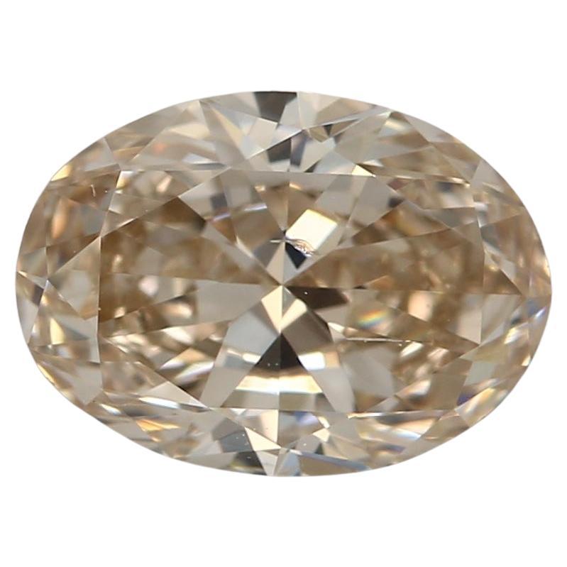 Diamant taille ovale de 1,00 carat pureté SI1 certifié GIA
